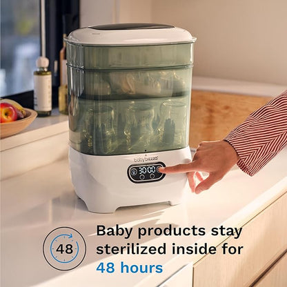 Baby Brezza Bottle Sterilizer and Dryer Advanced – 33% Faster
