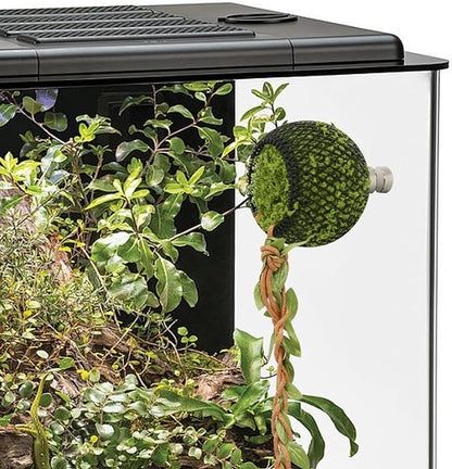 Reptile Hide with 2pcs Strong Magnet, Leather Jumping Spider Hideout with Magnet - Mesh Natural Habitat Decor for Spider Enclosures, Reptiles & Amphibians - Secure Hiding Cave Accessories