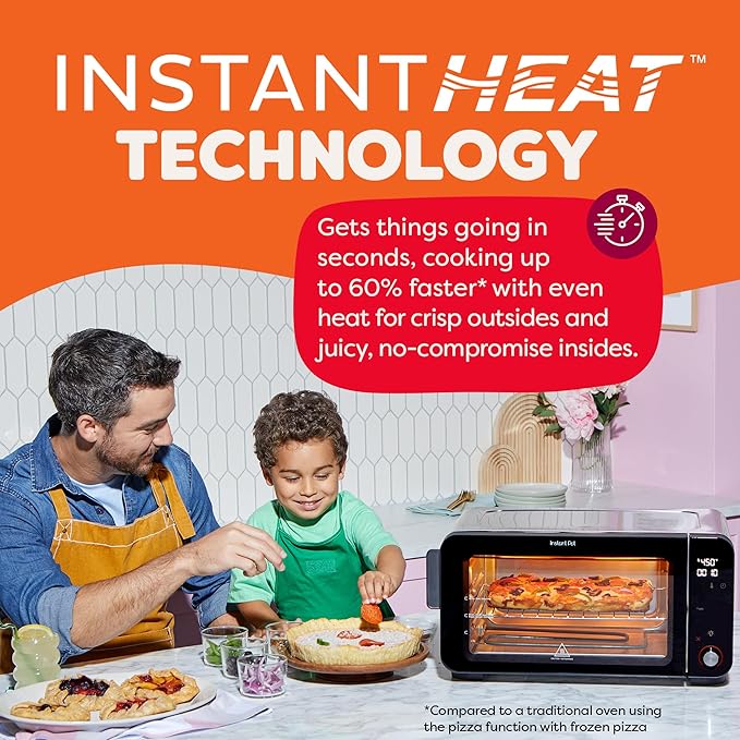 Instant Pot No Preheat Required* 6-Slice Air Fryer Toaster Oven