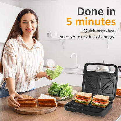 Sunvivi 3 in 1 Sandwich Maker, Electric Waffle Maker