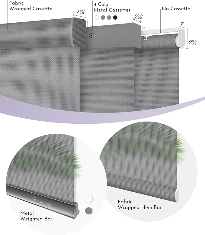 Graywind Motorized Solar Shades Compatible