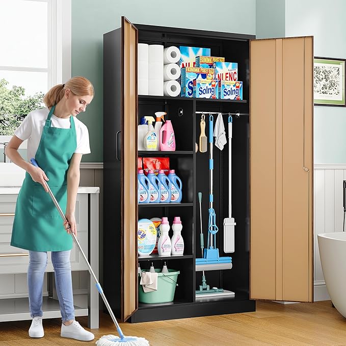 Wide & Deep Metal Storage Cabinet