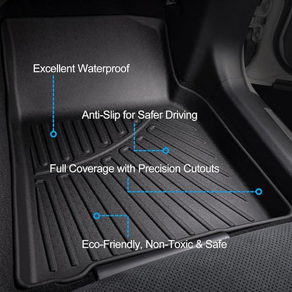 Floor Mats & Trunk Mat Fit for 2018-2022 Honda Accord(Only for Sedan),All Weather Protection TPE, Anti-Slip Floor Mats & Cargo Liner for 2018-2023 Honda Accord Accessories