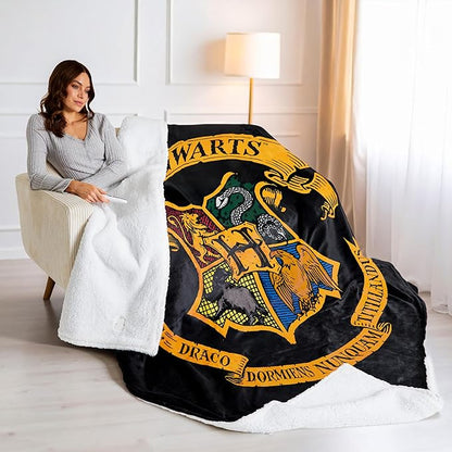 Harry Potter Gifts Heated Blanket Electric, Queen Size Luxurious Fleece