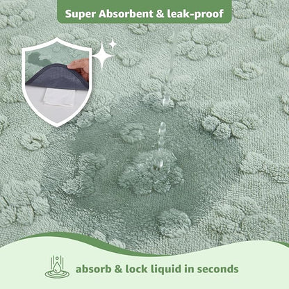 LOOBANI Washable Pee Pads for Dogs,2 Pack Reusable Puppy Pads 36"x48" | Super Absorbent, Waterproof, Leakproof, Non Slip, Soft, For Whelping, Potty Training, Crates, Floors, Beds, Couches, Travel