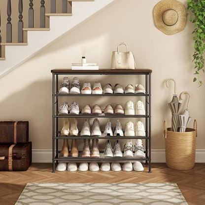 SUOERNUO Shoe Rack Organizer 5 Tier
