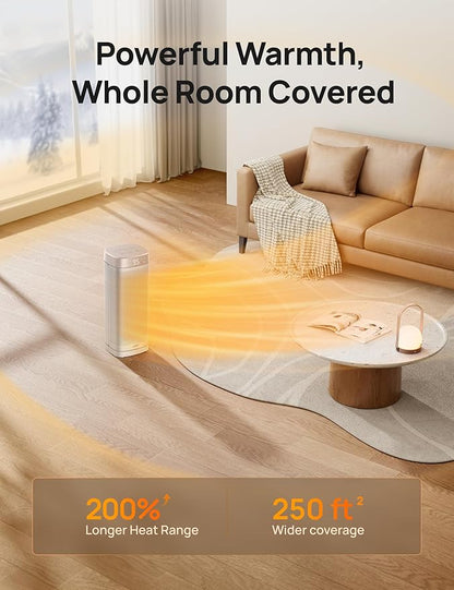 DREO Space Heaters for Indoor Use, 1500W Fast Heating Portable Heaters