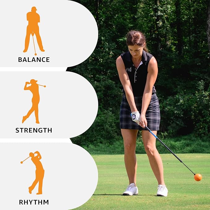 Orange Whip Golf Swing Trainer Aid Patented & Made in USA