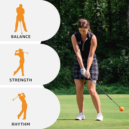 Orange Whip Golf Swing Trainer Aid Patented & Made in USA