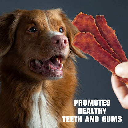 Beloved Pets Dog Treats Duck Jerky 1.5 LB - Human Grade Pet Snacks - Natural High Protein Meat Dried Strips - Best Chews for Training Small & Large Dogs - Bulk Soft Pack