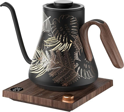 Electric Kettle, Gooseneck Electric Kettle, ±1℉ Precise Temperature Control
