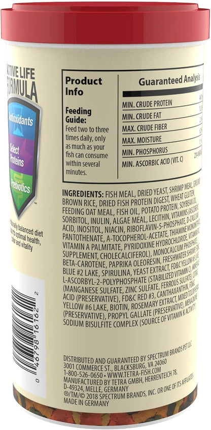 Tetra ColorPlus Fish Food Flakes,Tropical Flakes with Natural Color Enhancers,7.06 Ounce,(Pack of 2)