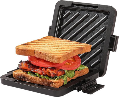Microwave Toastie Sandwich Maker, Nonstick Plate Panini Maker, Versatile