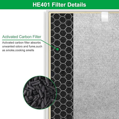 HE401 Filter Replace for Shark 4 Replacement, Compatible