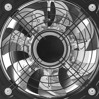 XUFOPLY 9.84 Inch Exhaust Fan, 110V 100W Wall Mounted Vent Fans 2600RPM Kitchen