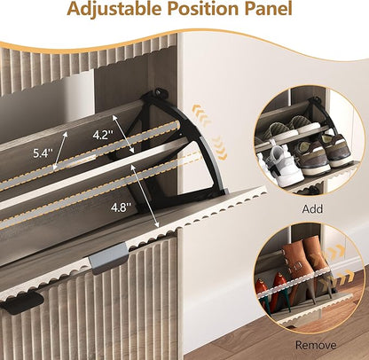 Shoe Cabinet Storage for Entryway
