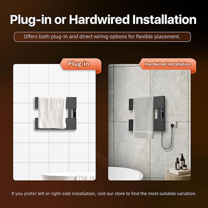 Electric Heated Towel Warmer Rack