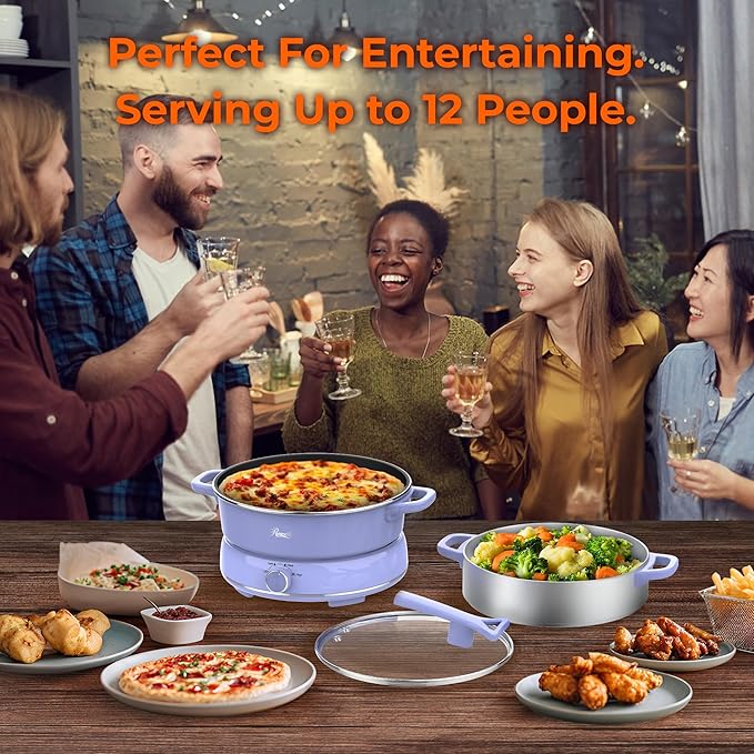 Rosewill 12.7 QT Electric Hot Pot Slow Cooker