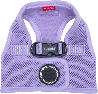 Puppia Soft Vest Dog Harness Step-in Padded Mesh No Choke No Pull Comfortable Walking Running Training for Small Medium Large Dogs, Violet, Large