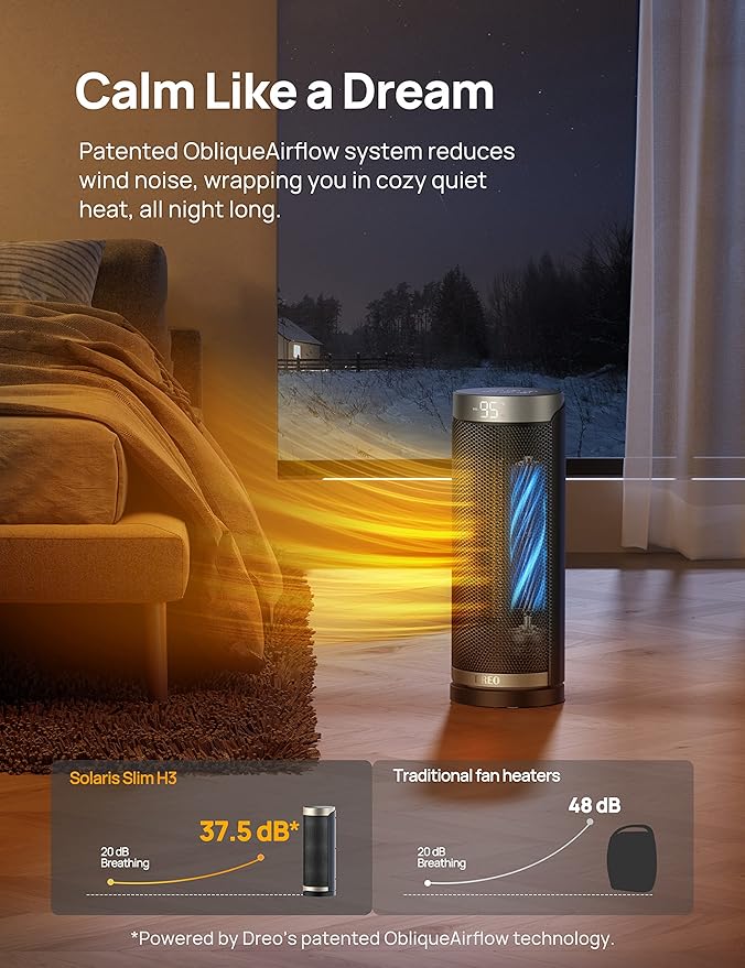 DREO Space Heaters for Indoor Use, Electric Heater