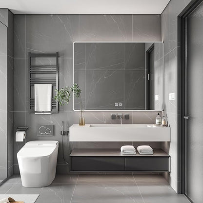 35x28 Inch Wall-Mounted Medicine Cabinet, Bathroom Mirror Cabinet