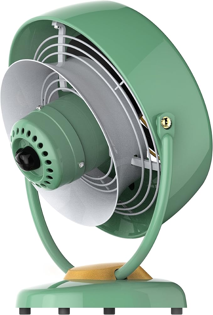 Vornado VFAN Vintage Air Circulator Fan, 3 Speeds, Metal Construction,