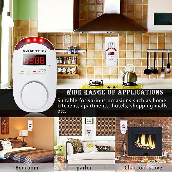 COLORWEL Natural Gas Alarm, Gas Alarm Detector