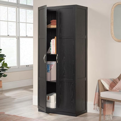 Sauder Tall Storage Cabinet, 4 Adjustable Shelves