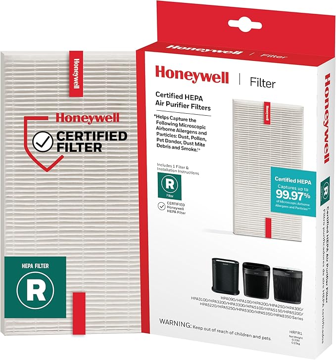 Honeywell HEPA Air Purifier Filter R, 3000 and 5000 Series
