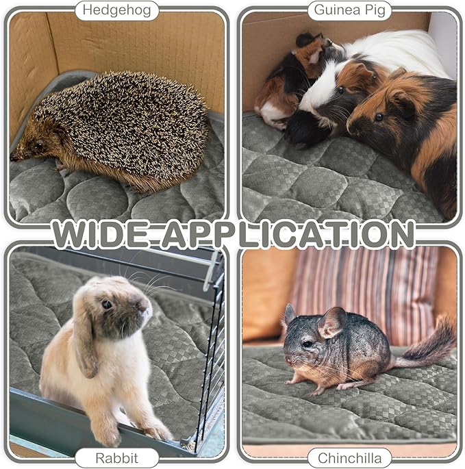 4 Pack Self Warming Cat Mat Self Heating Cat Pad Warm Thermal Pet Bed Washable Dog Crate Pad Body Heat Dog Bed Mat Blanket Non Slip Bottom for Outdoor Indoor Pets