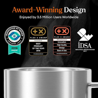 Ember Temperature Control Smart Mug 2, 10 Oz, App-Controlled Heated Coffee Mug