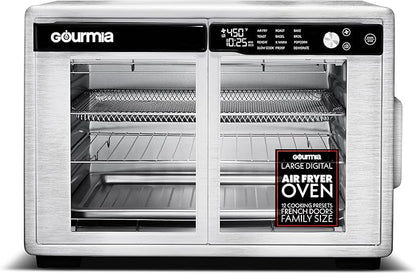 Gourmia French Door Air Fryer Oven - 37 Qt Large Capacity Convection Toaster