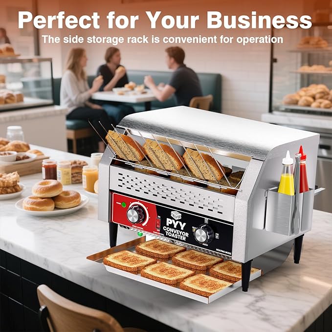 PYY Commercial Conveyor Toaster 450 Slices/Hour