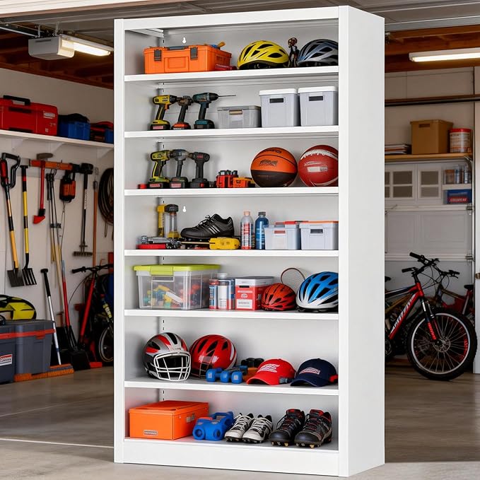 6-Tier Adjustable Steel Garage Storage Shelf