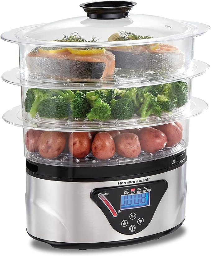 Hamilton Beach Digital Electric Food Steamer & Rice Cooker