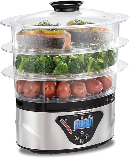 Hamilton Beach Digital Electric Food Steamer & Rice Cooker