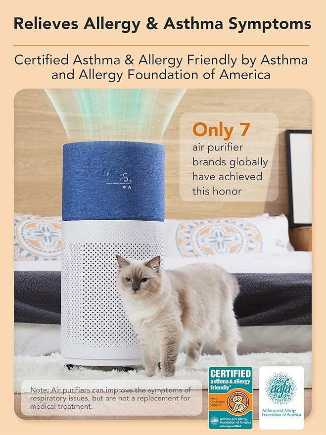 CleanForce Air Purifiers for Home Large Room Up to 2550 ft², H13 HEPA Air