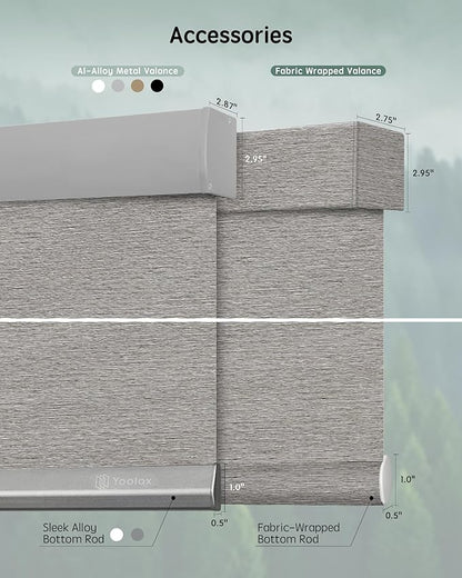 Yoolax Motorized Blinds with Remote, Smart Blinds
