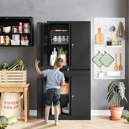 MIIIKO Metal Storage Cabinet
