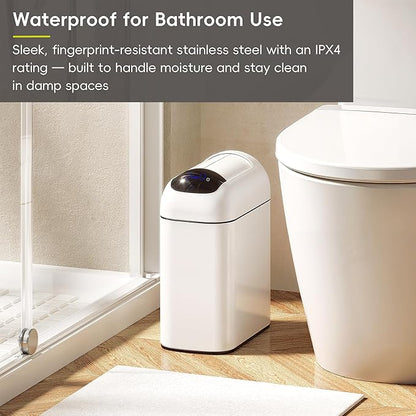 EKO Astro Slim Sensor Trash Can, 10L / 2.6 Gallon Touchless Garbage Bin