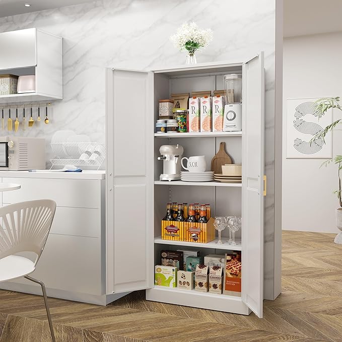 60" Tall Kitchen Pantry Storage Cabinet