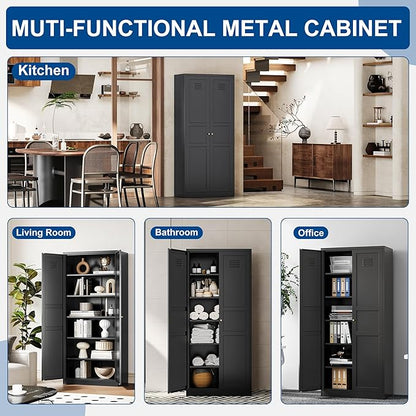 Metal Storage Cabinet-71” Tall Steel File Cabinets