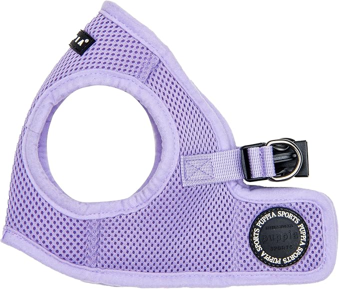Puppia Soft Vest Dog Harness Step-in Padded Mesh No Choke No Pull Comfortable Walking Running Training for Small Medium Large Dogs, Violet, X-Large