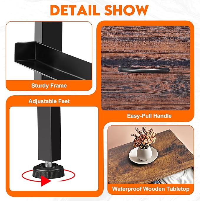 5 Fabric Drawer Dresser for Bedroom, Chest of Drawers