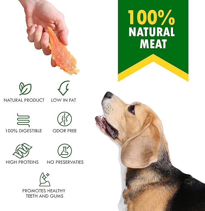 Beloved Pets Chicken Jerky Dog Treats 10.6 OZ - All Natural and Healthy Snacks for Large & Small Dogs - Grain Free and High Protein Meat - Human Grade Pet Chews