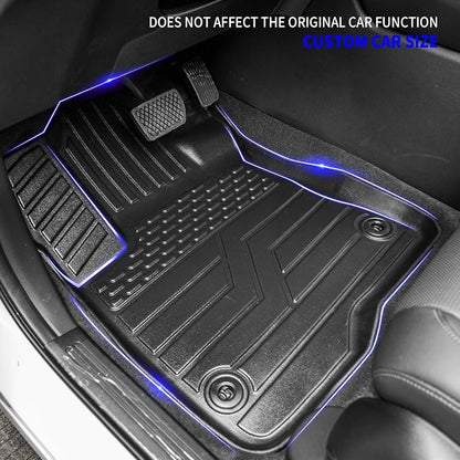 Rongtaod Floor Mats Compatible with 2023 2024 2025 2026 Honda CRV Trunk Liner Cargo Liner Cargo Mat Back Seat Cover Protector CR-V Accessories (Fit Lower Deck,Backrest Mats+Trunk Mat+Floor Mats)