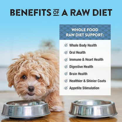 Northwest Naturals Freeze-Dried Whitefish & Salmon Dog Food - Bite-Sized Nuggets - Grain-Free, High-Protein, Human-Grade Ingredients, All Natural, Omega-3 for Skin & Coat - 12 Oz (Pack of 2)
