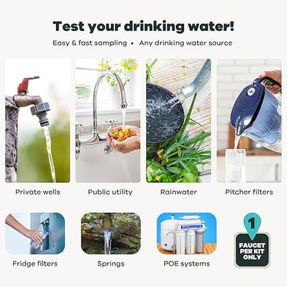 Advanced Home Water Test Kit | Well or City | EPA Certified Drinking Water Labs
