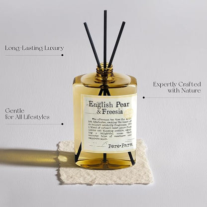 English Pear&Freesia Scent Reed Diffuser Refill 13.53 fl oz