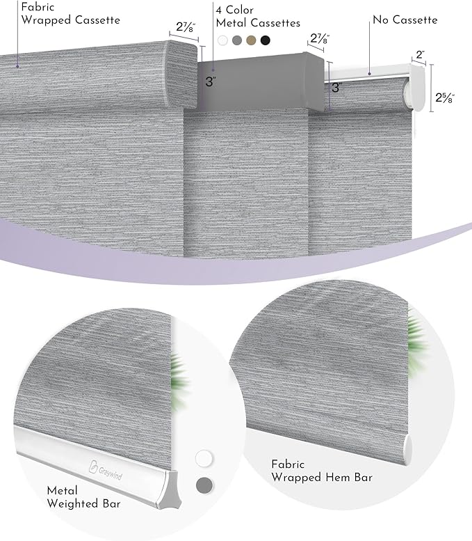 Graywind Motorized Light Filtering Shades Compatible